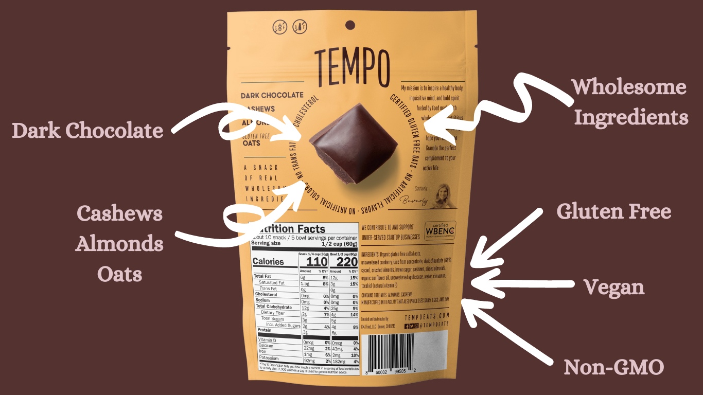 Dark Chocolate Cashew All Day Granola (11oz.) 3 pack