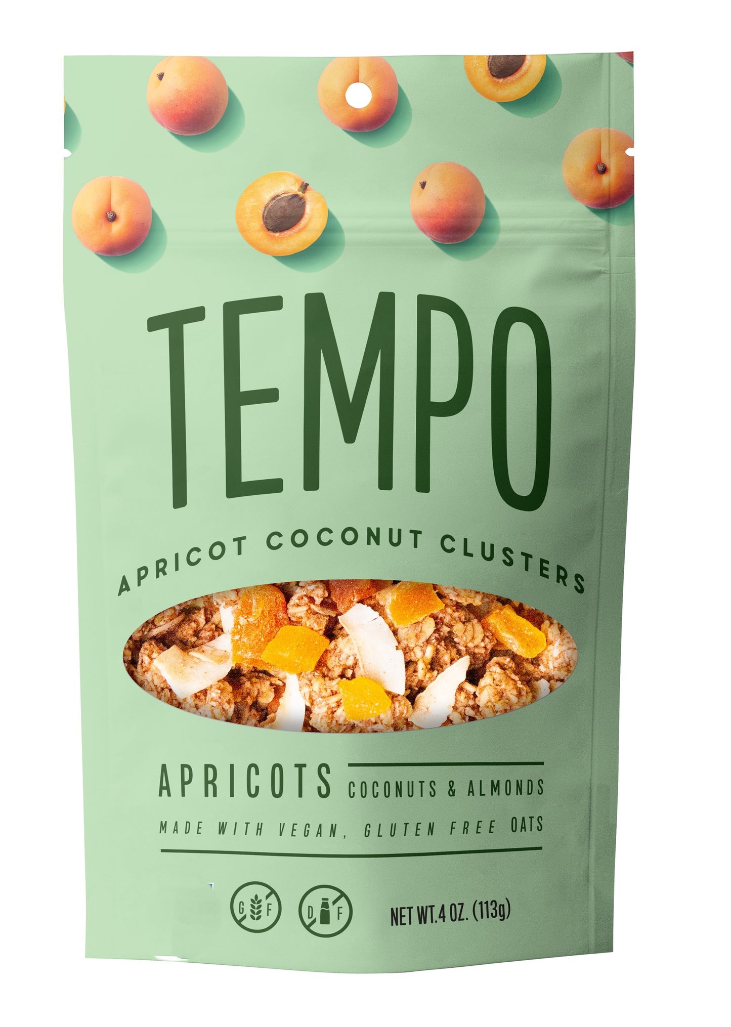 Apricot Coconut Granola Clusters (4oz. bags) 6 pack