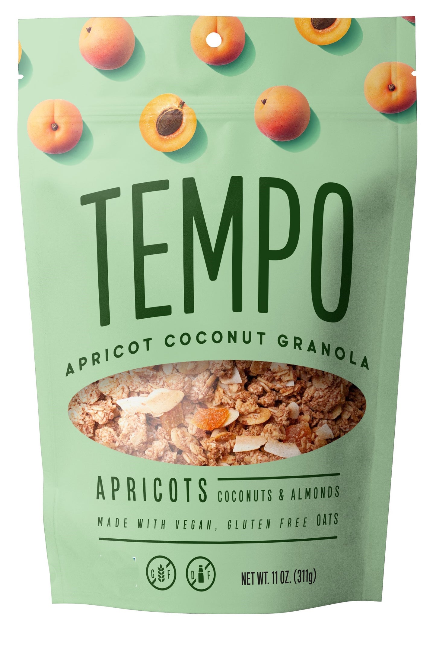 Apricot Coconut All Day Granola (11oz. bags) 3 pack