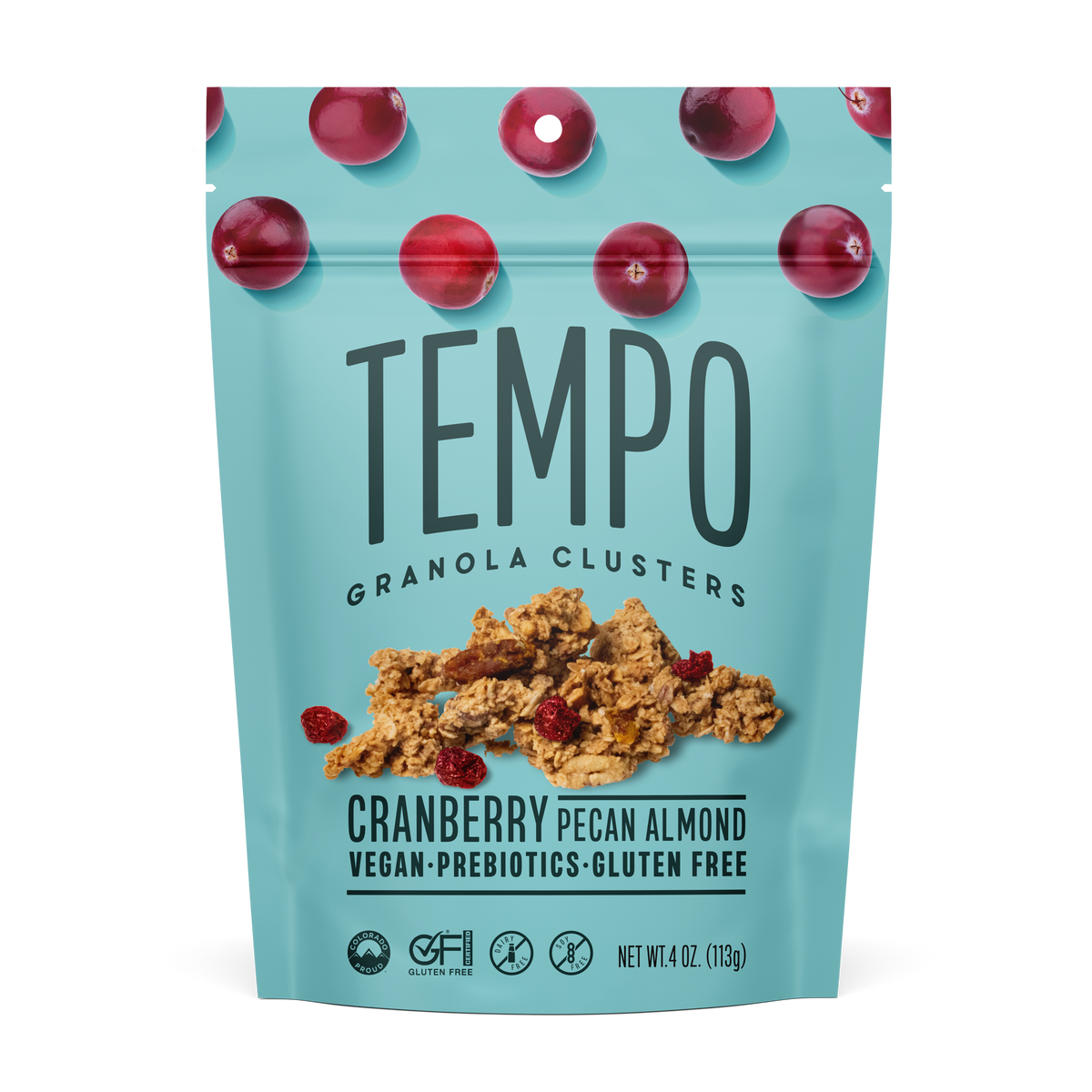 6 bags 4oz Cranberry Pecan Granola Clusters