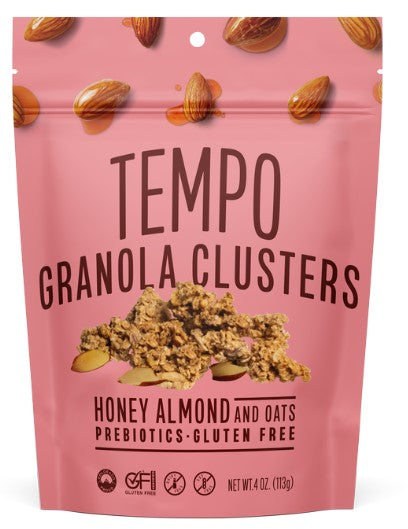 12 bags 4oz Honey Almond Granola Clusters