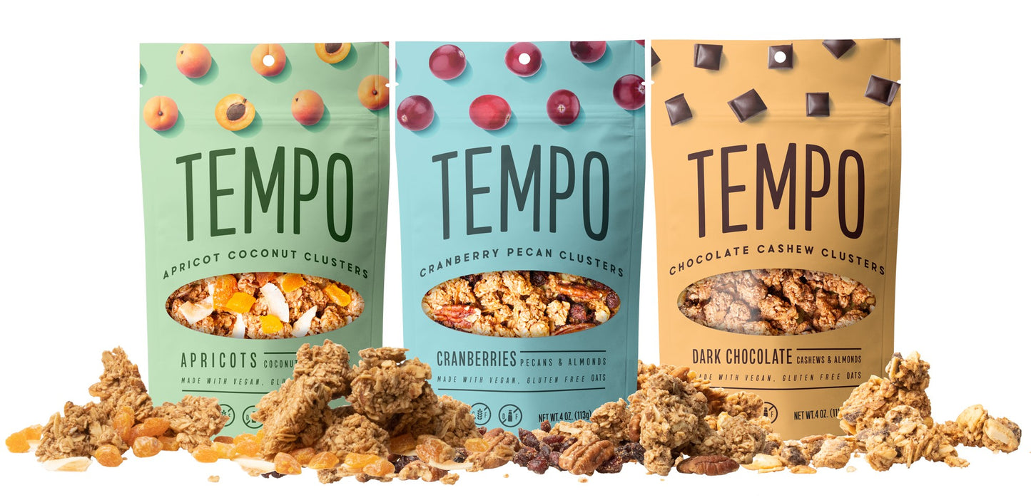Combo Pack - 3 All Day Granola (11oz.) and  3 Granola Clusters (4oz.)